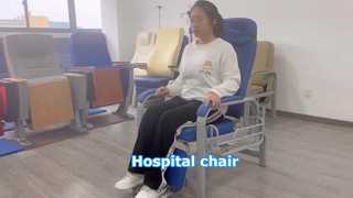 Hospital Powder-coated Attendant Chair