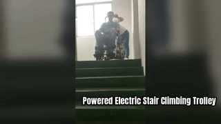 BR-SC002 Powered Electric Stair Climbing Trolley Hand Cart For People Wheelchairs
