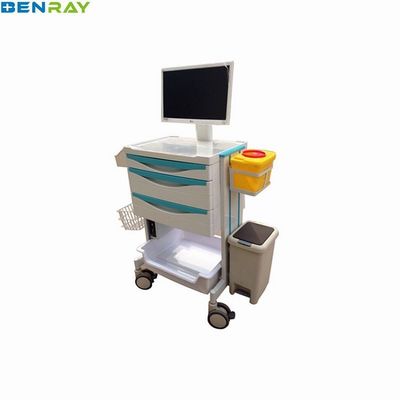Doctor workstation computer trolley