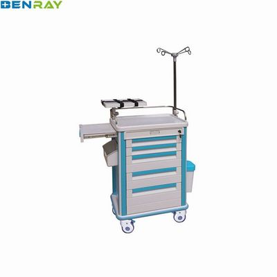 630 X 470 X 920mm ABS Emergency Medical Trolley Equipment