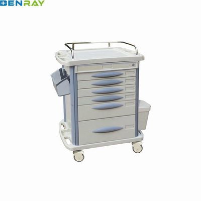 720 X 470 X 920mm ABS Medicine Trolley With Drawers