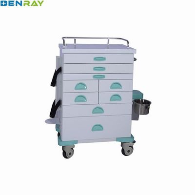 Anesthesia Steel Hospital Medicine Trolley 610 X 410 X 970mm