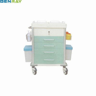 Steel Emergency Medical Storage Trolley 645 X 470 X 955mm