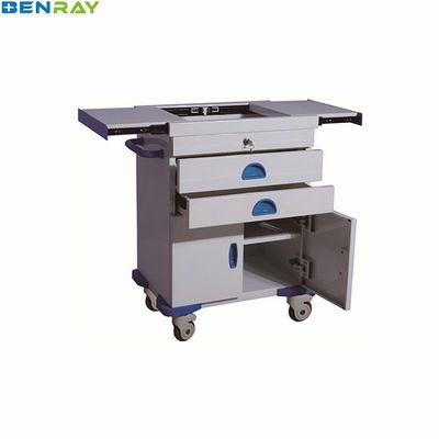 Steel Emergency Hospital Medication Trolley 660 X 410 X 850mm