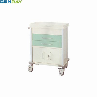 Lockable Steel Emergency Trolley Medication 660 X 410 X 950mm
