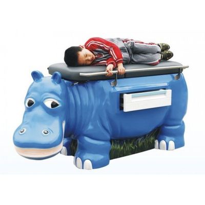 Two Section Pediatric Examination Couch PU Cover Waterproof