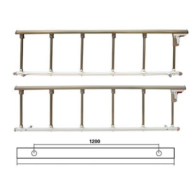 Al Alloy Hospital Rails For Bed Hospital Bed Accessories