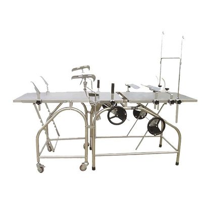 Manual gynecology bed