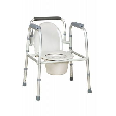 Steel commode chair