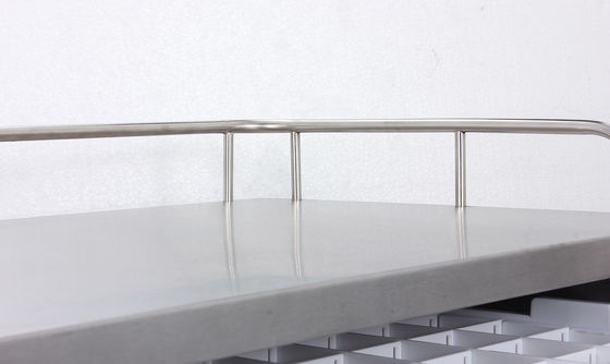 Hospital 2 Drawers And 1 Cabinet Stainless Steel  Medical Medicine Trolley