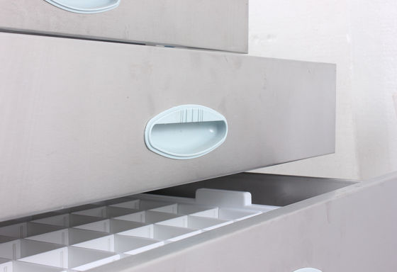 Hospital 2 Drawers And 1 Cabinet Stainless Steel  Medical Medicine Trolley