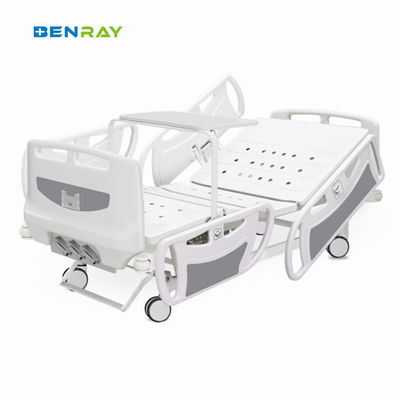 3 Function Manual Crank Medical Hospital Bed With Central Brake