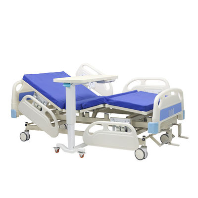 Durable 2 Function Manual Crank Medical Hospital Bed with 5'' noiseless caster