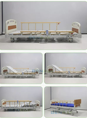 Good Quality Super Low Height Electric 3 Function Medical Hospital Bed