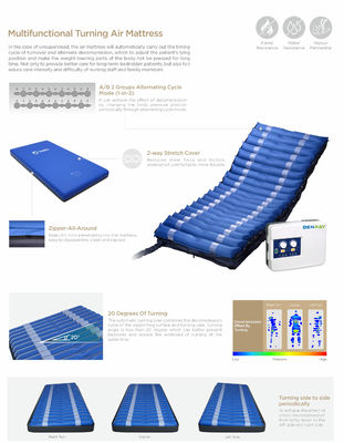 Hospital Medical 8 CM  12 CM Waterproof Anti-Decubitus Air Mattress