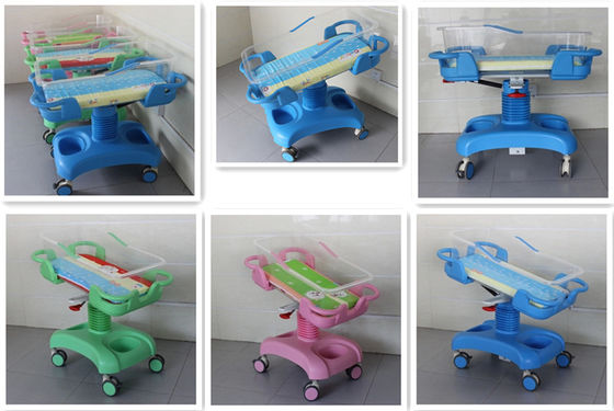 Manual Children Hospital Bed Medical Home Use Children Kids Baby Basin Cart
