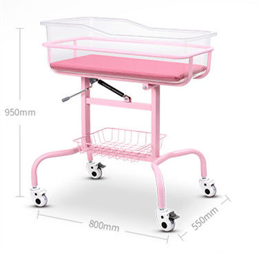 Manual Children Hospital Bed Medical Home Use Children Kids Baby Basin Cart