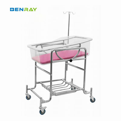 Manual Children Hospital Bed Medical Home Use Children Kids Baby Basin Cart
