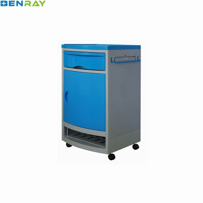 Hospital Medical Bed Side Cabinet Locker ABS Plastic Material