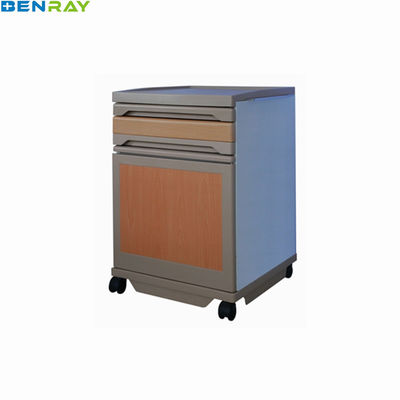 Hospital Medical Bed Side  Cabinet Locker  With Towel Hanger