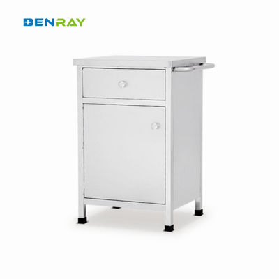 Hospital Stainless Steel Medical Bed Side Cabinet Locker For Medical Facilities