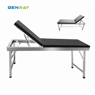 Good Quality Stainless Steel Frame Hospital Steel Medical Exam Bed Table Couch