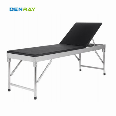 Stainless Steel  Frame Hospital Steel Medical Exam Bed Table Couch