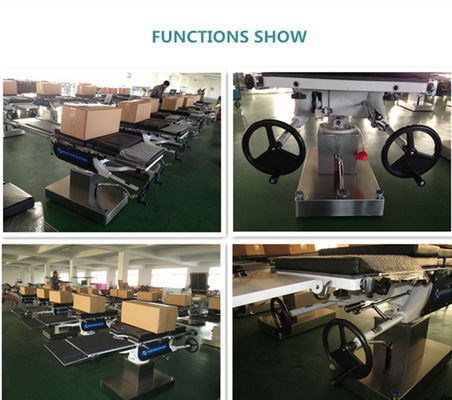 Multi  Function Universal Manual Operating Table Surgical Table With Optional X-ray Demensions