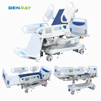 Factory Good Quality Luxurious Electric 8 Function ICU Hospital Medical Patient Bed