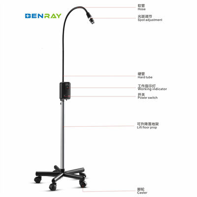 Hospital Medical Clinic Dental Exam Lamp Wall Mounted Stand Mobile LED Examination Lamp