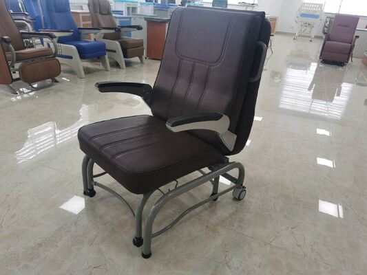 Folding Ajustable Hospital Luxurios Attendant Chair Officer Rest Bed