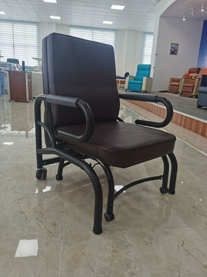 Folding Ajustable Hospital Luxurious Accompanier's Chair Patient Ward Attendant Chair Bed