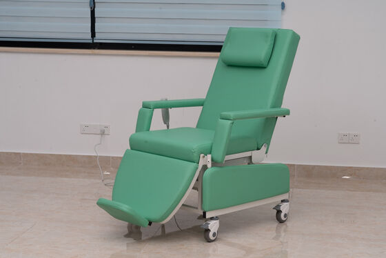 Mobile Comfortable Folding Ajustable Hospital Medical Electric Blood Donation Collection Chair