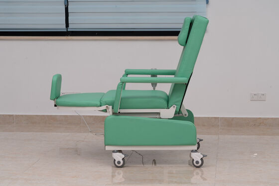 Mobile Comfortable Folding Ajustable Hospital Medical Electric Blood Donation Collection Chair