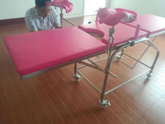 Hospital Clinic Gynecology Obstetrics Operating Table Bed Examination Chair Manual Obsteric Table