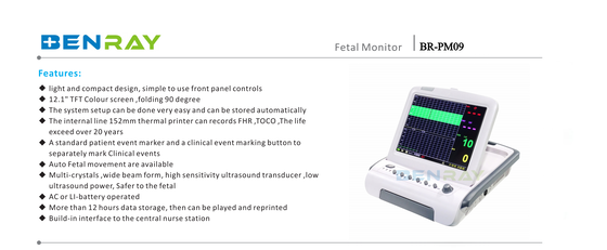 12"  Fetal Monitor