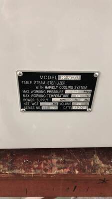 Hospital Dental Clinic School Use Medical Autocalve Table Top Steam Sterilizer