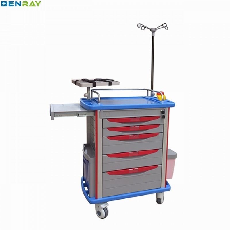 Hospital medical Emergency Trolley