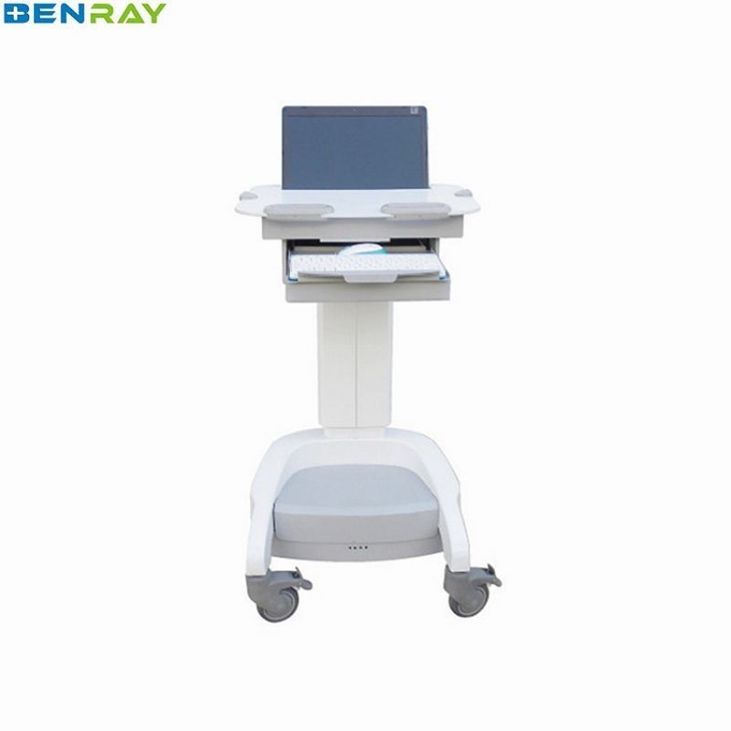 Laptop doctor workstation trolley