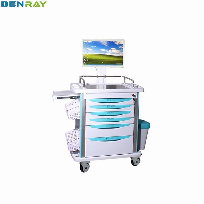 Mobile Computer Workstation Trolley 850 X 520 X 1020mm