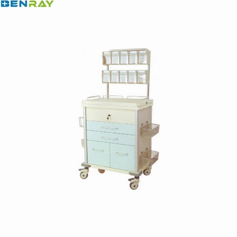 645 X 470 X 955mm Steel Anaesthesia Cart Anesthesia Trolley Instrument