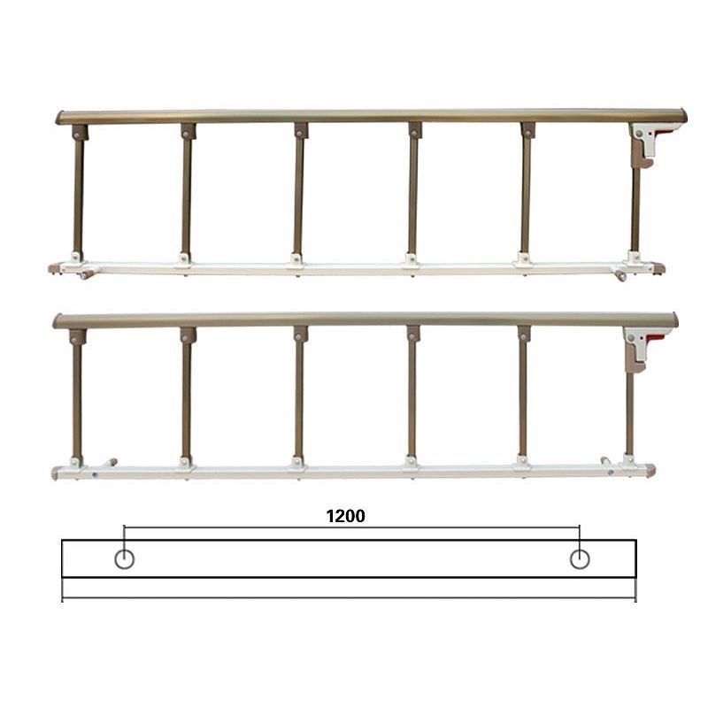 Al Alloy Hospital Rails For Bed Hospital Bed Accessories