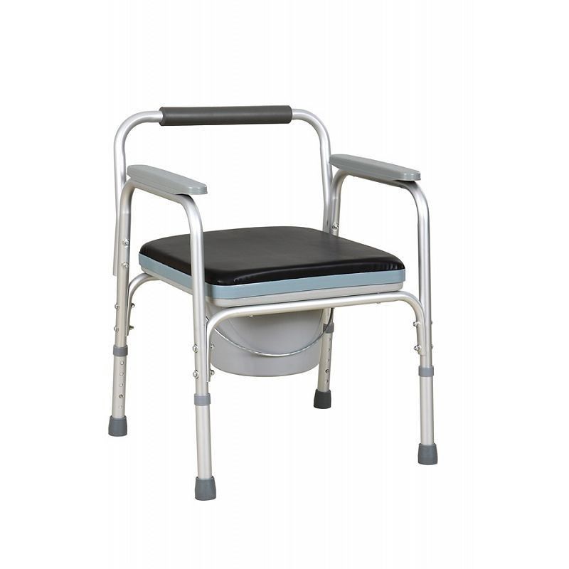 Steel commode chair