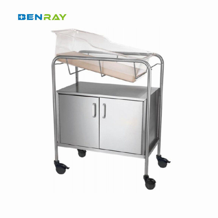 Manual Children Hospital Bed Medical Home Use Children Kids Baby Basin Cart