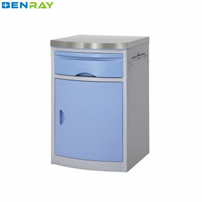 Hospital Stainless Steel Top Medical Bed Side Cabinet Locker