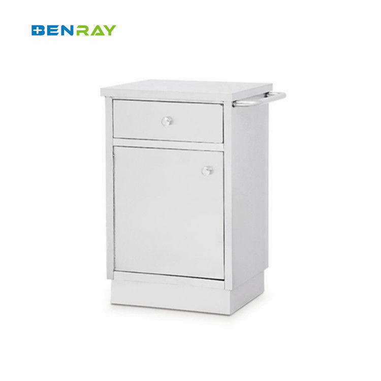 Hospital Stainless Steel Medical Bed Side Cabinet Locker