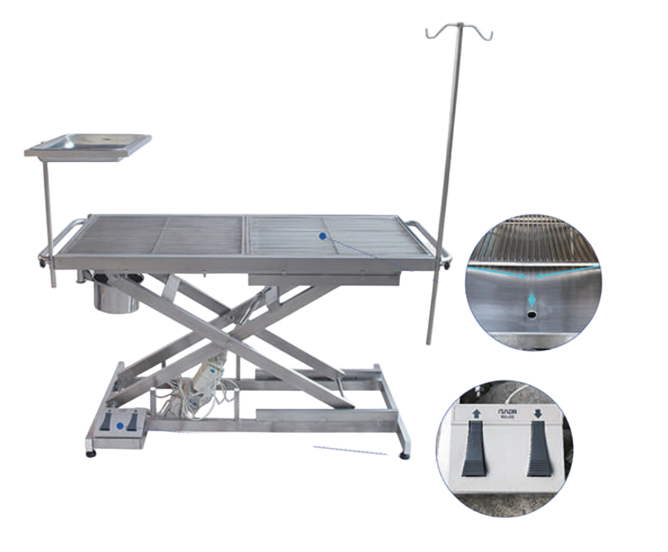 Easy To Clean Pet Operating Table V - X - Electric Lift Operating Table