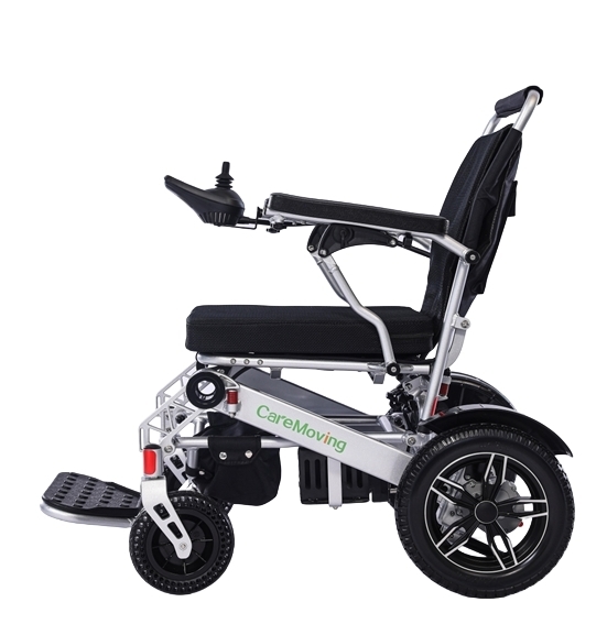 Aluminum Alloy Brushed Motor Solid Tire Electric Wheelchair