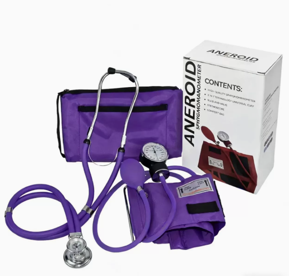 Manual Sphygmomanometer With Stethoscope Set